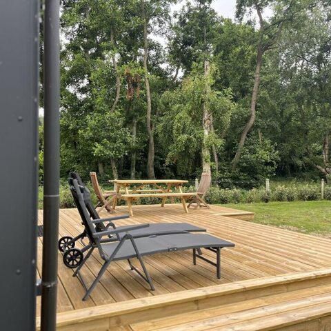 Terrasse bois et espace détente — chantier Wood&C